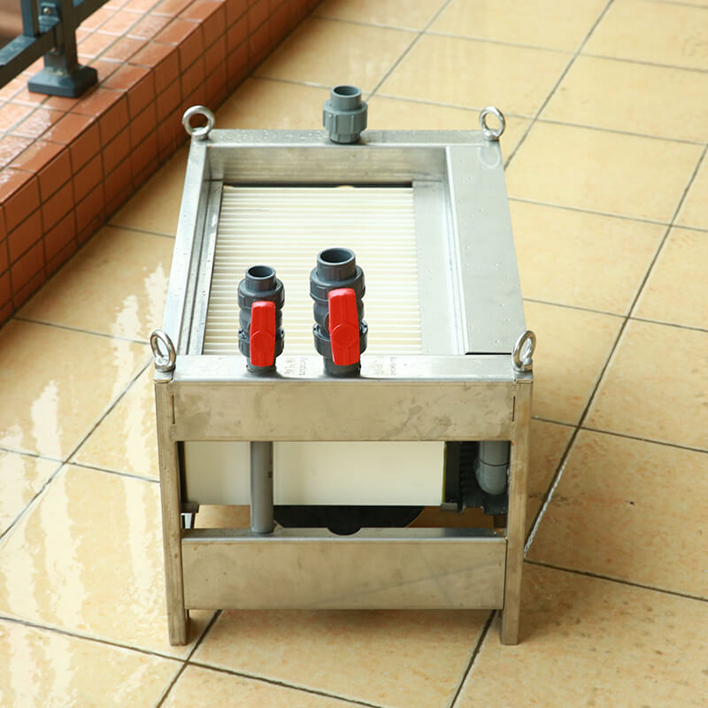 Plate ceramic filtration membrane MBR treatment process for landfill